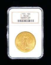 1924 ST. GAUDENS LIBERTY $20 GOLD DOUBLE EAGLE