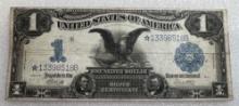 1899 Black Eagle $1 Silver Certificate STAR NOTE