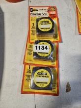 3ct Stanley Powerlock Measuring Tape