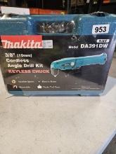 Makita 3/8 Cordless Angle Drill Kit Keyless Chuck