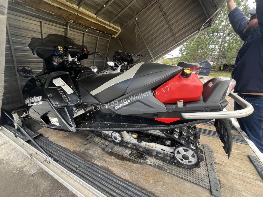 SNOWMOBILES WITH TRAILER