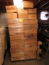 (54+/-) Wood Wine Boxes