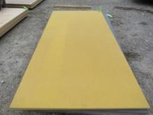 (2) Sheets of 3/4" Solid Color Yellow MDF