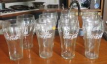 (11) Coca Cola Glasses