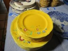 (18) Hand Painted French Plates