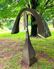 James Knittle Glass & Iron Sculpture