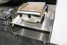 4' MOBILE STAINLESS STEEL EQUIPMENT STAND