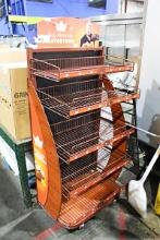 30IN. MOBILE WIRE RACK DISPLAYS