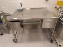 4FT STAINLESS STEEL TABLE 36IN DEEP
