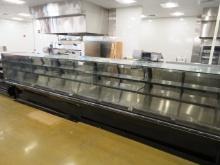 NEW 2019 MODEL 16FT (2-8FT) HUSSMANN Q3-DV-8-R SERVICE DELI CASES W/SHELVES