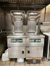 PITCO SOLSTICE SUPREME DOUBLE WELL ELECTRIC DEEP FRYER W/ AUTOMATIC LIFT