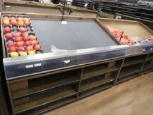 2022 6FT MARCO SLANT PRODUCE DISPLAY TABLES - FRONT SHELVING INCLUDED