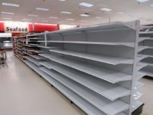 2022 MADIX GONDOLA SHELVING 72IN TALL 20/22 - 40FT RUN W/4FT END CAP - SOLD BY THE FOOT