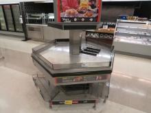 5FT BKI BHI-5 HEXAGON ISLAND HOT DELI CASE