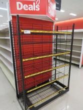 24X48 BLACK END CAP SHELVING DISPLAY