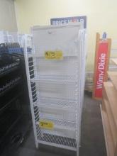 24-INCH WHITE 8-INCH SHELVING MERCHANDISERS