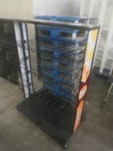 36-INCH BLACK SHELVING MERCHANDISER