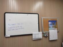 DRY ERASE BOARD, BULLETIN BOARD - ONE LOT