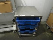 25X29 S/STEEL CART WITH SEAFOOD LUGS