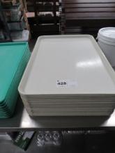 WHITE PLASTIC TRAYS - 18X26