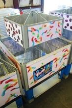 BULK BIN 34"X34" CANDY DISPLAY