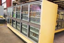 HILLPHOENIX 0RZ6 FREEZER DOORS W/ RIGHT END CAP 2012 - BY THE DOOR