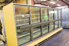 HILLPHOENIX 0RZ6 FREEZER DOORS W/ LEFT END CAP 2012 - BY THE DOOR