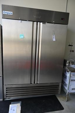 Empura model EKB54R Stainless Commercial Refrigerator