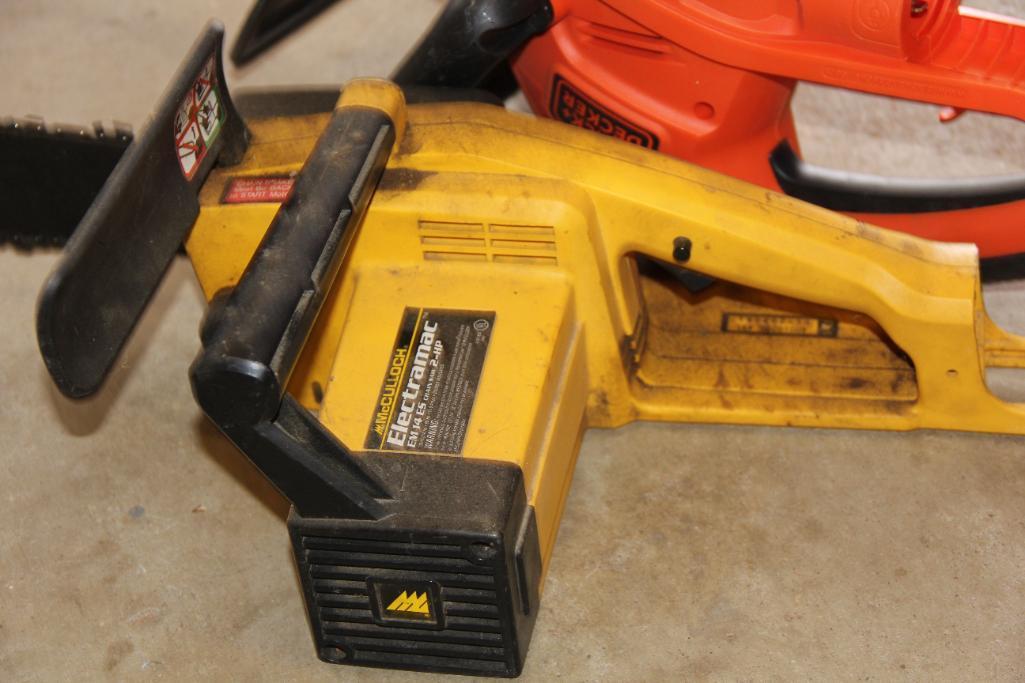 Electric Chainsaw and Hedge Trimmer
