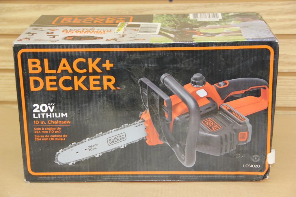 Black and Decker 20V 10" Chainsaw