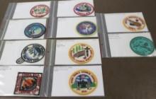 10 BSA Camping Patches from the North Eastern US