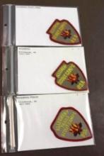 Three Vintage Allegheny Camps Patches