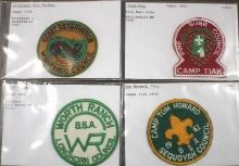 Four Vintage BSA Camp Patches