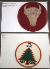 Early Felt Western Colorado Council Patch and Tree Planter Patch