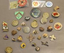 Collection of 40 or More BSA Pins and Others