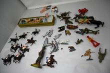 Collection of Metal Army Figurines
