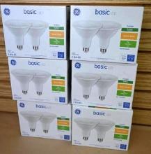 Twelve GE Basic LED Outdoor PAR38 75 watt Light Bulbs