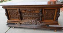 Gorgeous Antique Carved Buffet