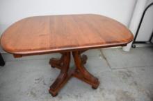 Lovely Solid Cherry Wood Pedestal Table (36x48 x29")