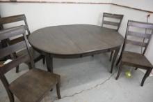 Aspen Home Dining Table with Four Side Chairs