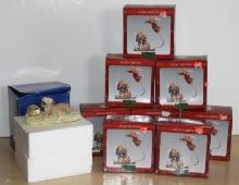 Santa Collection Angel Nativity Statues and Bunny Statue New in Boxes