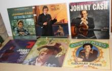 6 Records: Johnny Cash, John Denver, and Charley Pride