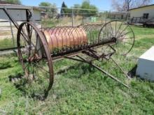 Steel Wheel Farm Rake