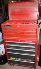 Craftsman and Snap-On Toolbox Loaded with Tools