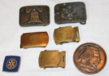 Pair of 1776 Belt Buckles and More