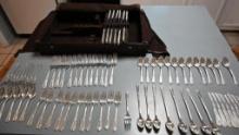 86 Pieces of Louis IV Sterling Silver Flatware