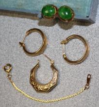 Beautiful Assortment of Marked and Unmarked Gold Jewelry