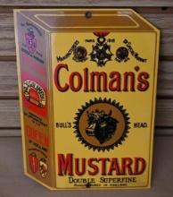 Colemans Mustard Porcelain Sign