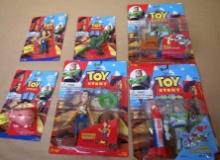 Six Toy Story Figurines made by Think Way