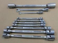 7 Pieces Snap-On Double Flex Head Socket Wrenches and More
